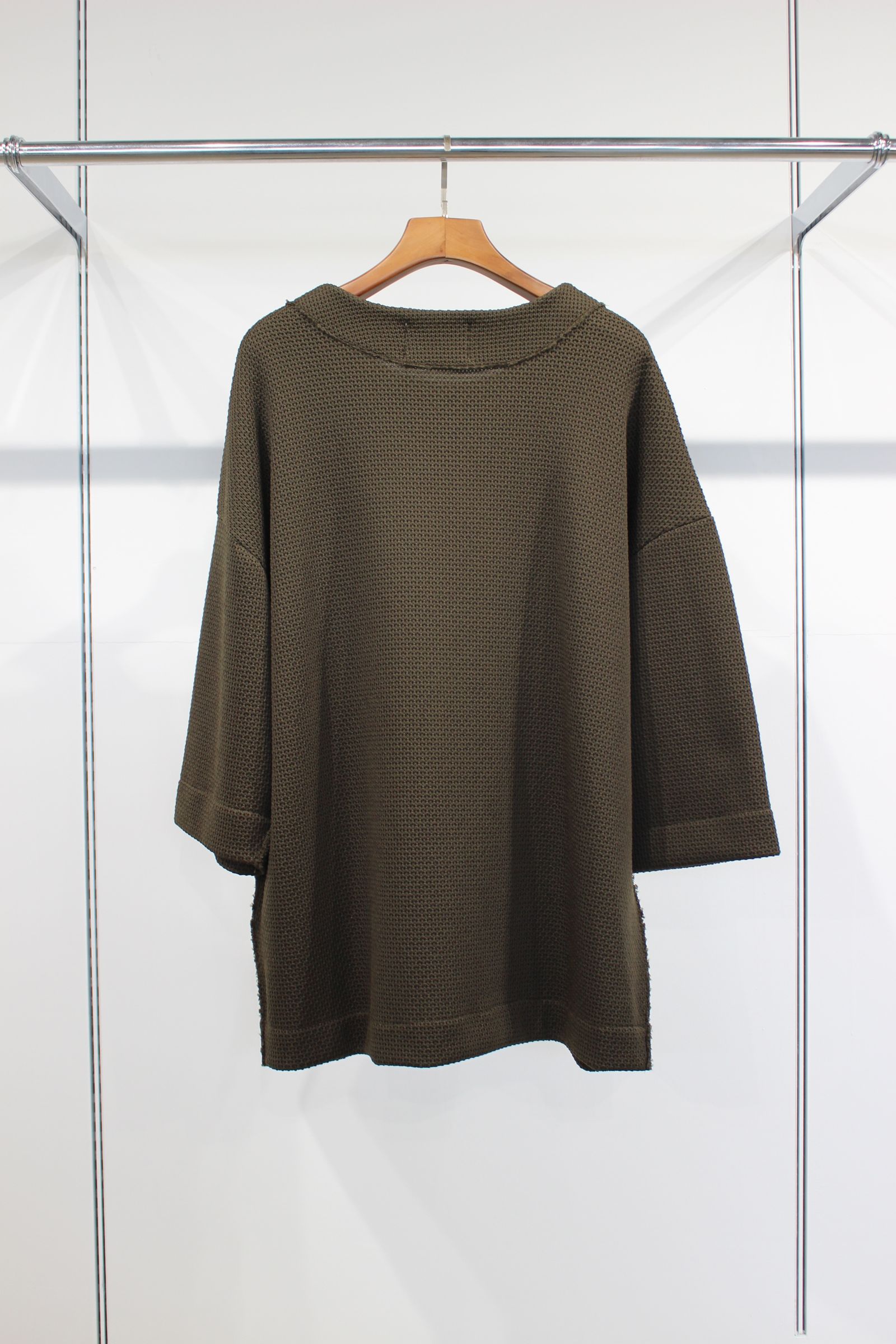 Honey Comb Quarter Gauge Big T-Shirt/OLIVE