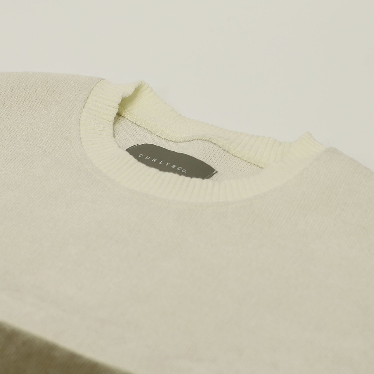 TRICOLOR VINTAGE P/O | SNOW | クルーネックプルオーバー