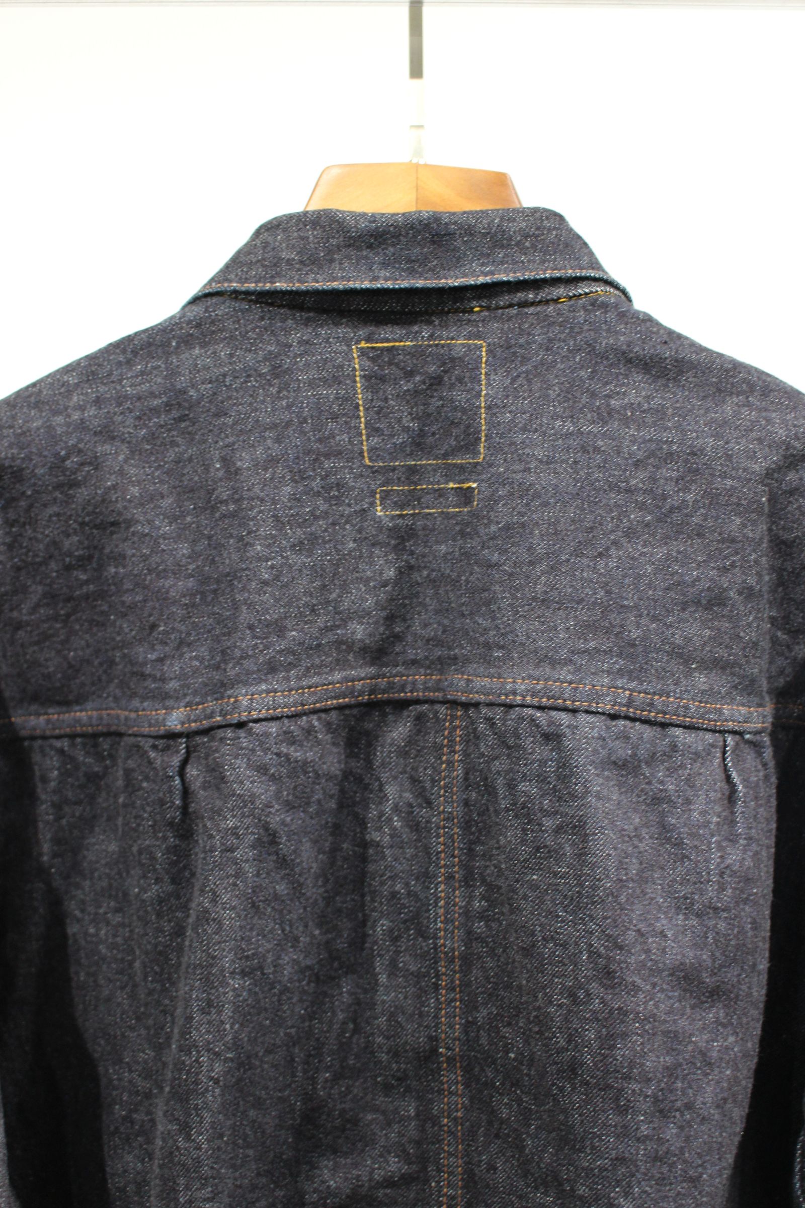 HYPER BIG "1ST" KIBATA SHUTTLE DENIM JACKET/NAVY