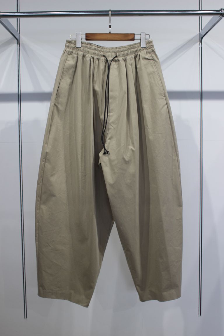 my beautiful landlet - COTTON NYLON BIO PEACH WIDE EASY PANTS/ワイドイージーパンツ |  NapsNote