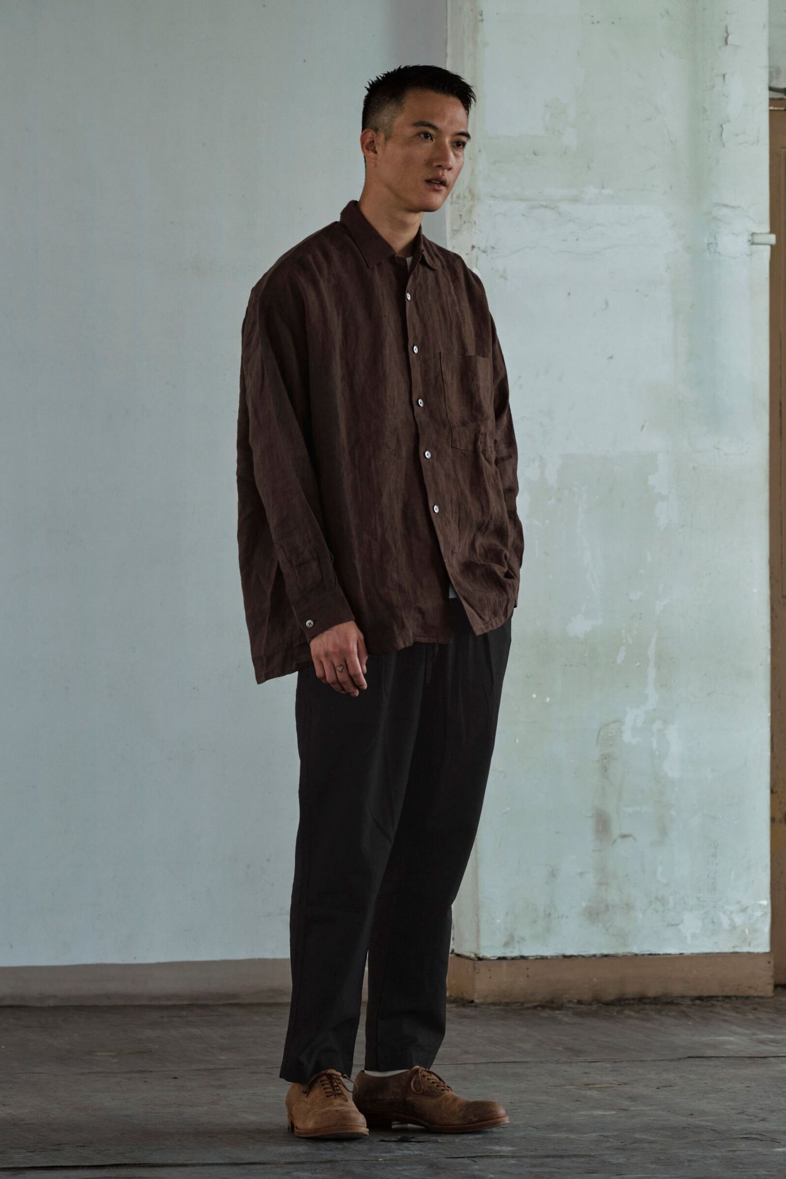 PERS PROJECTS - ALBERT EZ TROUSERS”SOLID”/イージーパンツ/GRAY 