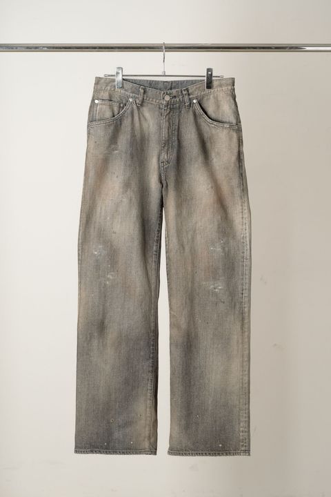 SHOE-CUT DENIM PANTS | BLACK | デニムパンツ