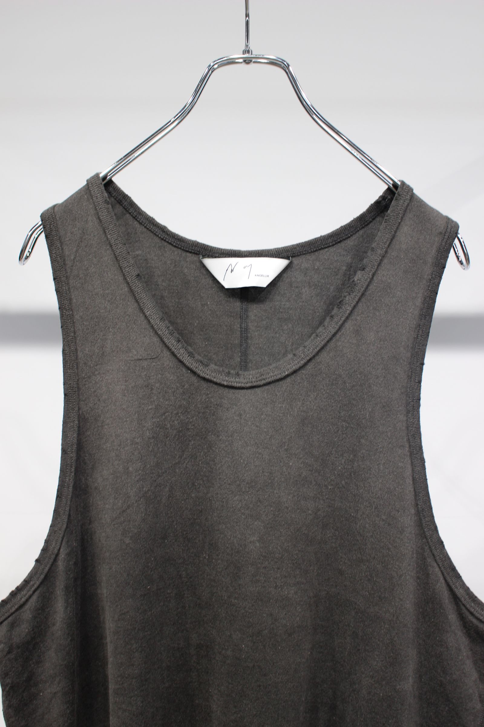 ANCELLM - DAMAGE TANK TOP | BLACK | タンクトップ | NapsNote