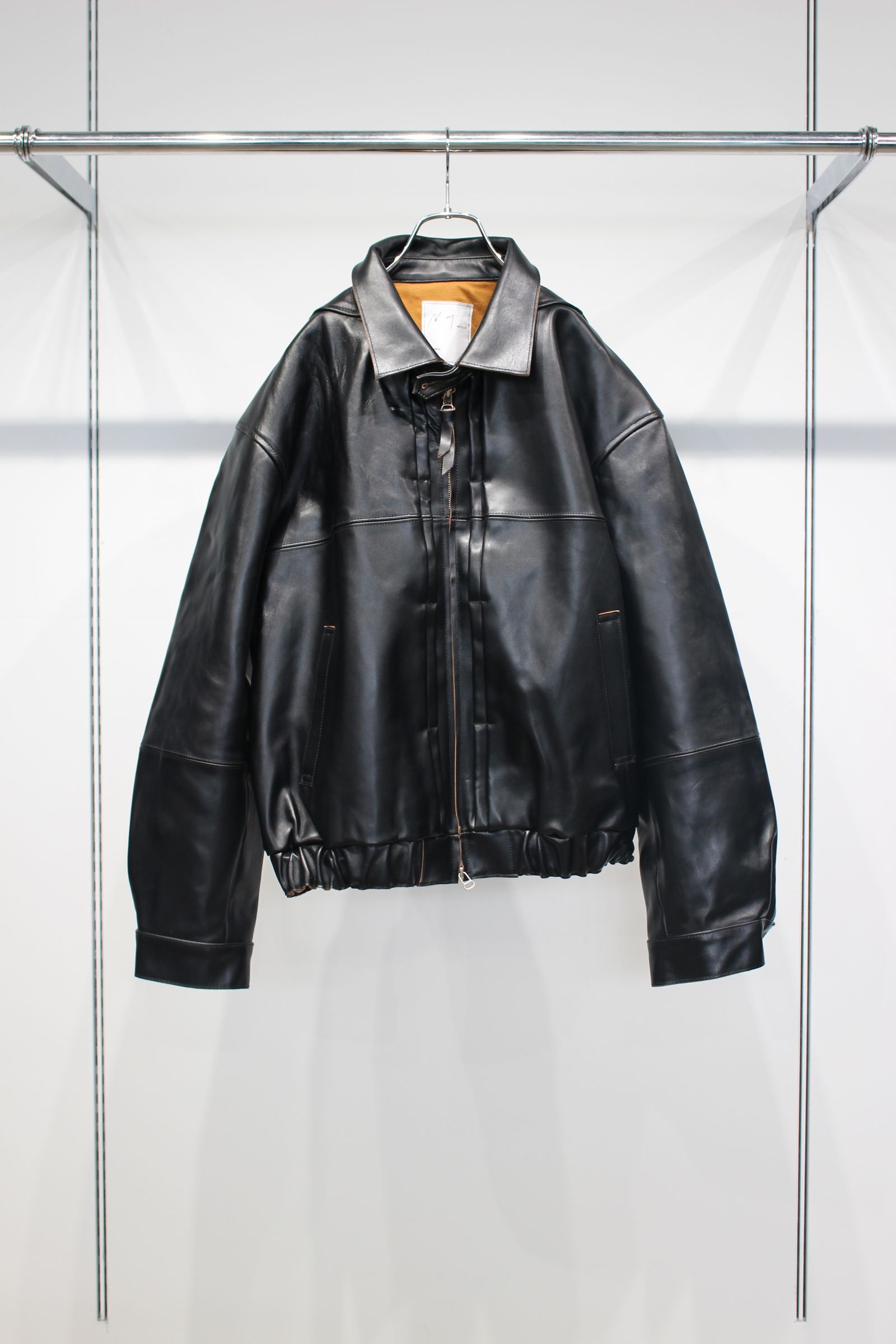 H.L TUCK JACKET | BLACK | レザージャケット