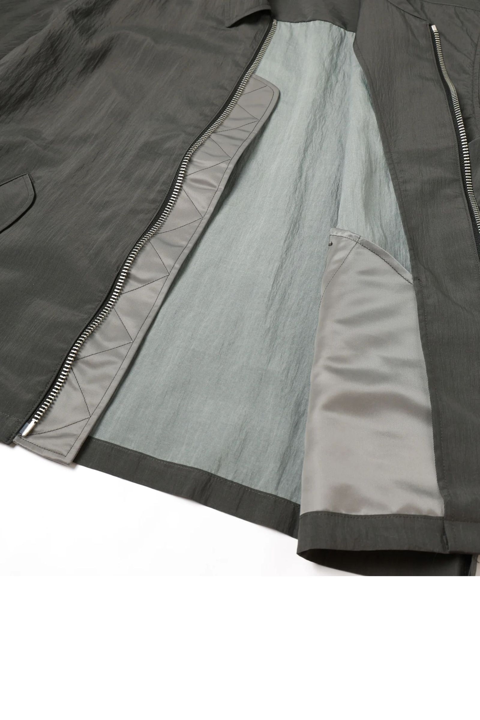 ZIP SHIRT | DARK GRAY | シャツジャケット