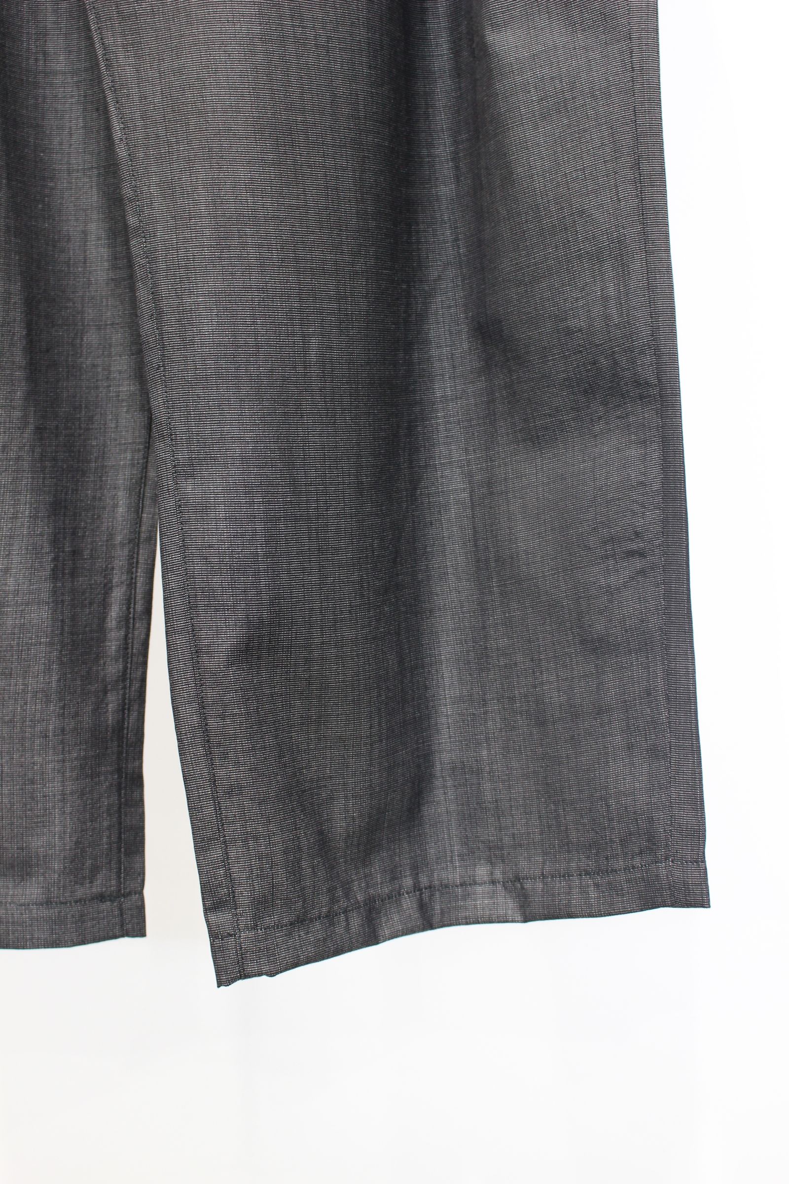 LAYERED TAILORED JACKET | HAKEME WIDE SLACKS | BLACK | セットアップ
