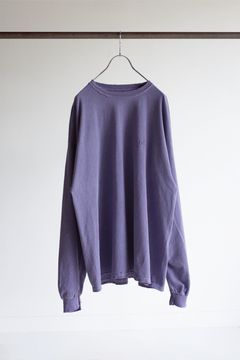 AGING LS T-SHIRT/DUSKY PURPLE