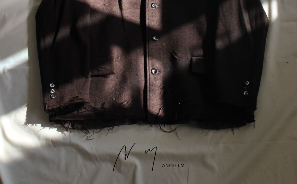 ANCELLM | TWEED CRASH JACKET | 商品説明