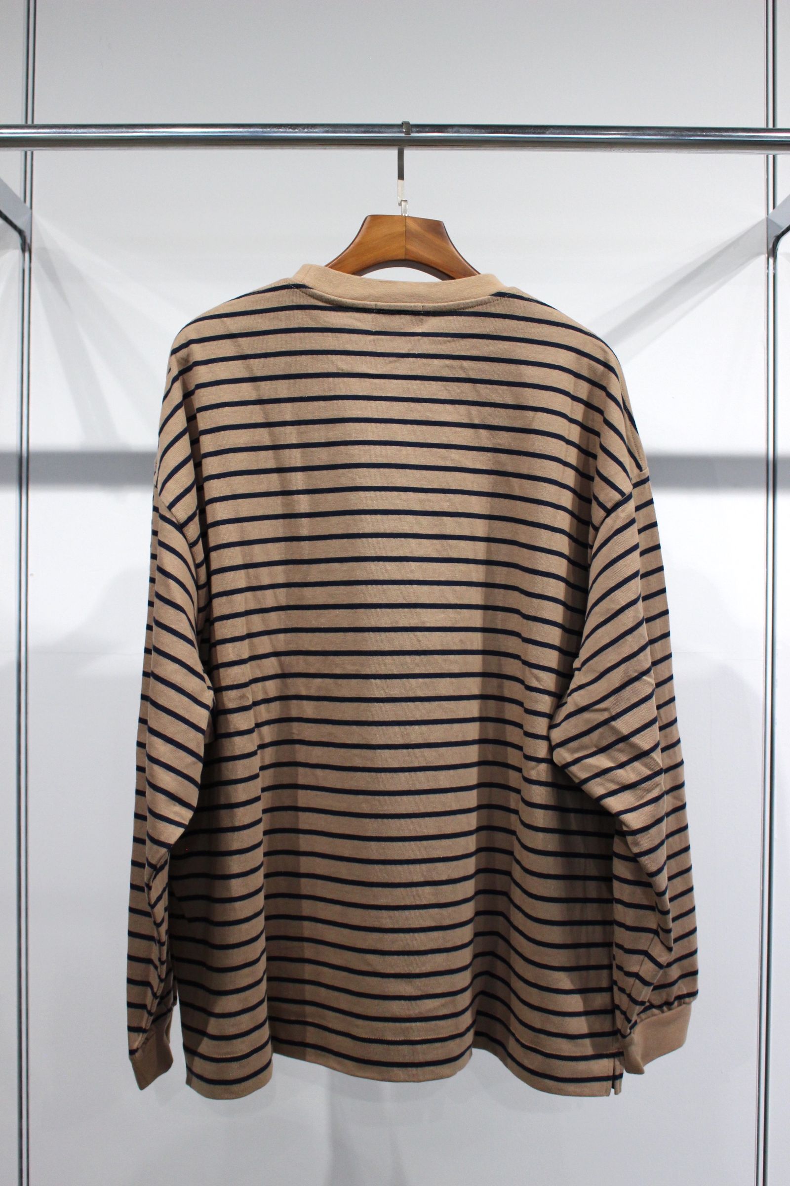 BORDER WIDE L/S TEE/カットソー