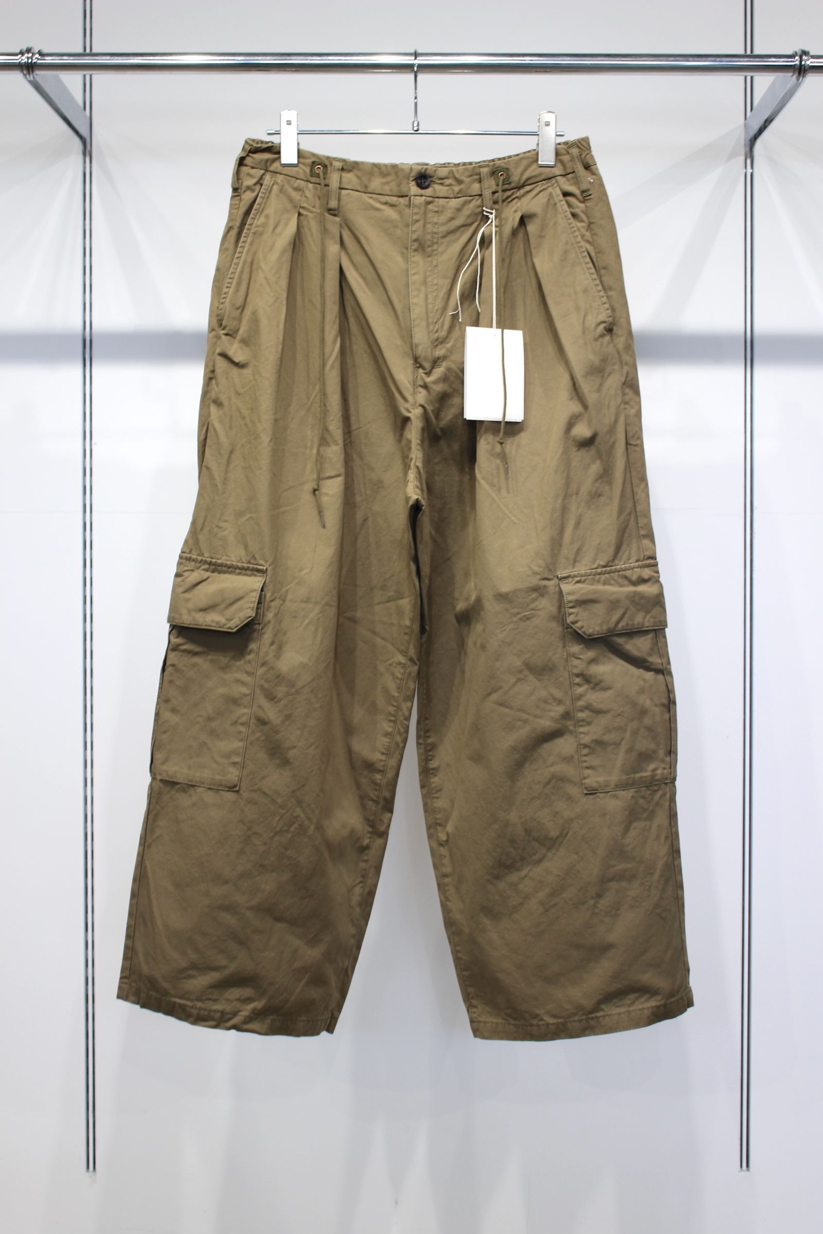 POPLIN CARGO PANTS | OLIVE | カーゴパンツ