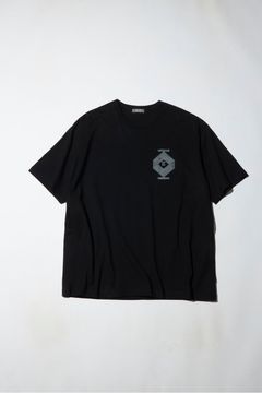 PRINTED CROSS NECK T-SHIRT SS -EFFECT-/プリントカットソー