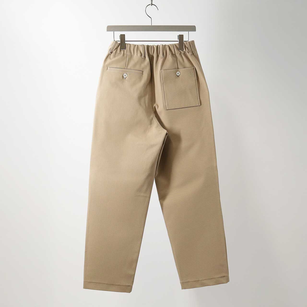 KNIT CHINO-CLOTH PANTS (STRAIGHT) | KHAKI | ニットチノパンツ