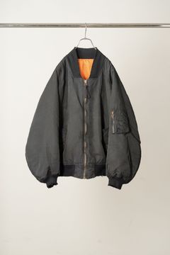 AGING BOMBER JACKET | BLACK | ボンバージャケット