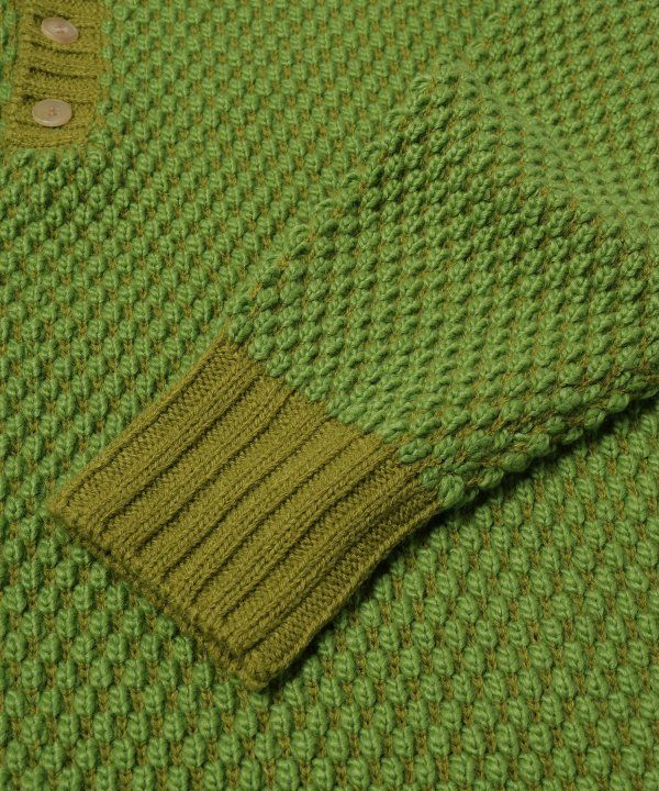 POPCORN SKIPPER KNIT/ニット/グリーン