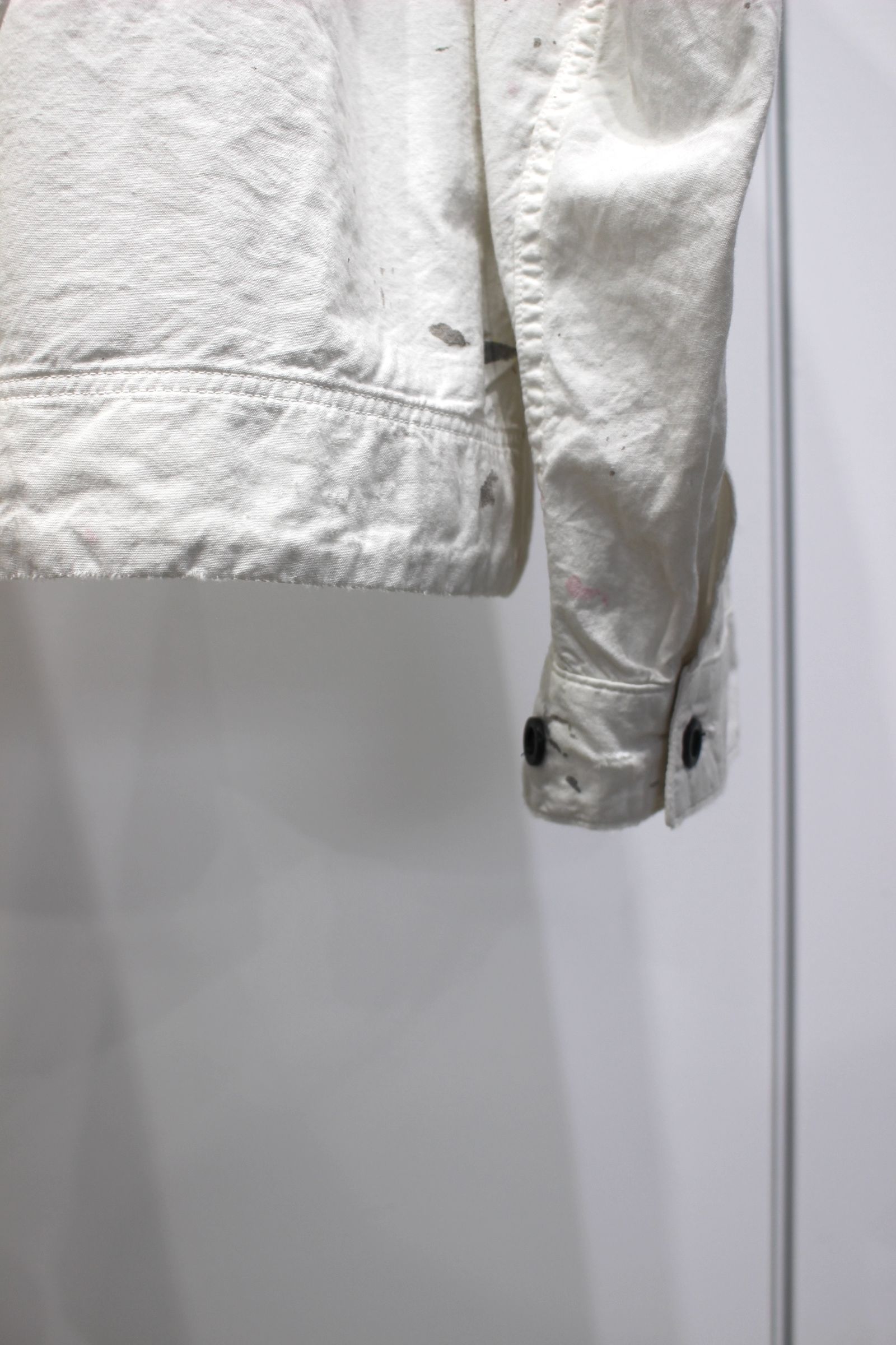 CHAMBRAY SHIRT JACKET | WHITE | シャンブレーシャツジャケット