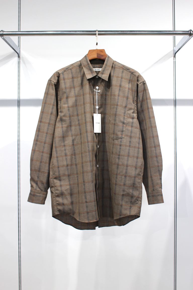 INTERIM - [ラスト1点] PRINCE OF WALES WOOL CHECK L/S REGULAR 