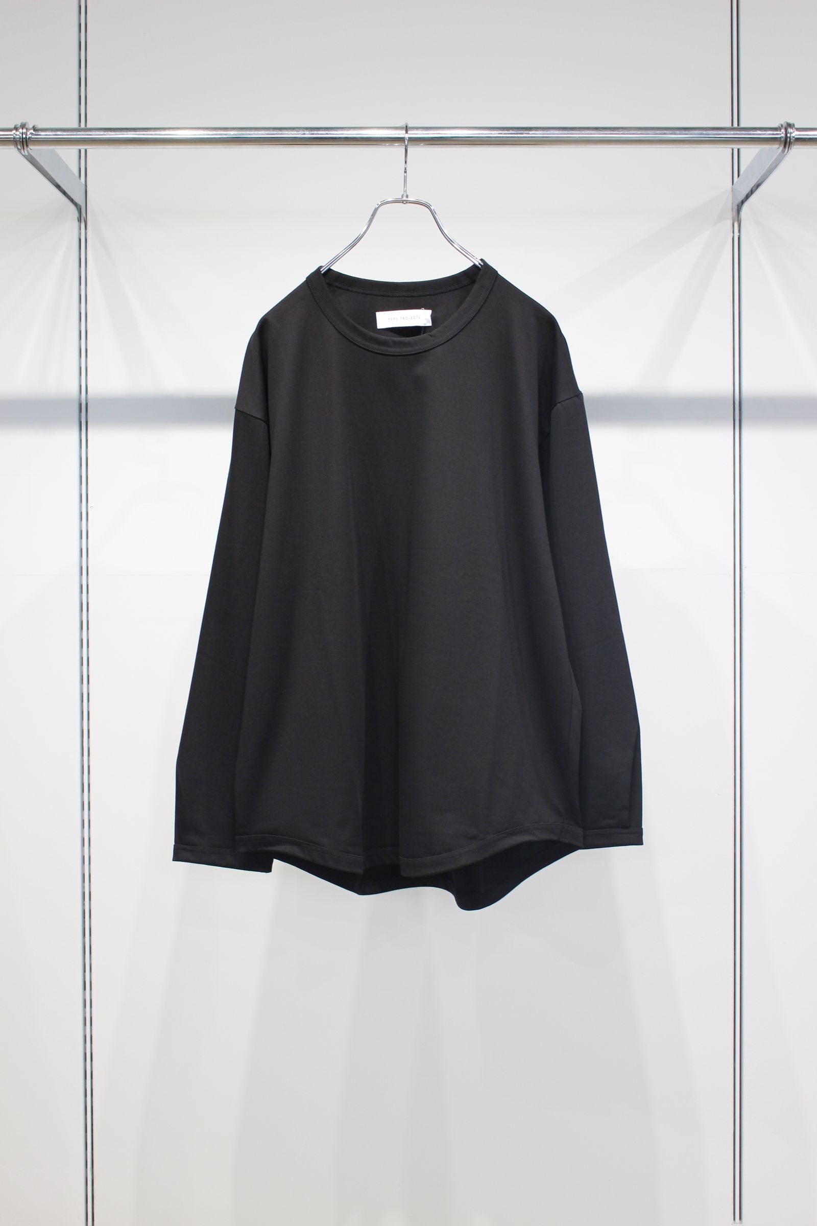 ALEX L/S TEE "solid" | BLACK | カットソー