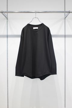 ALEX L/S TEE "solid" | BLACK | カットソー