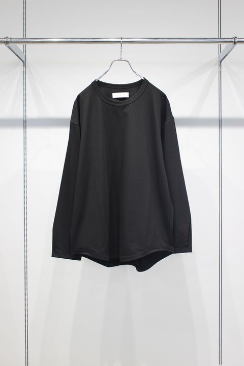 ALEX L/S TEE "solid" | BLACK | カットソー