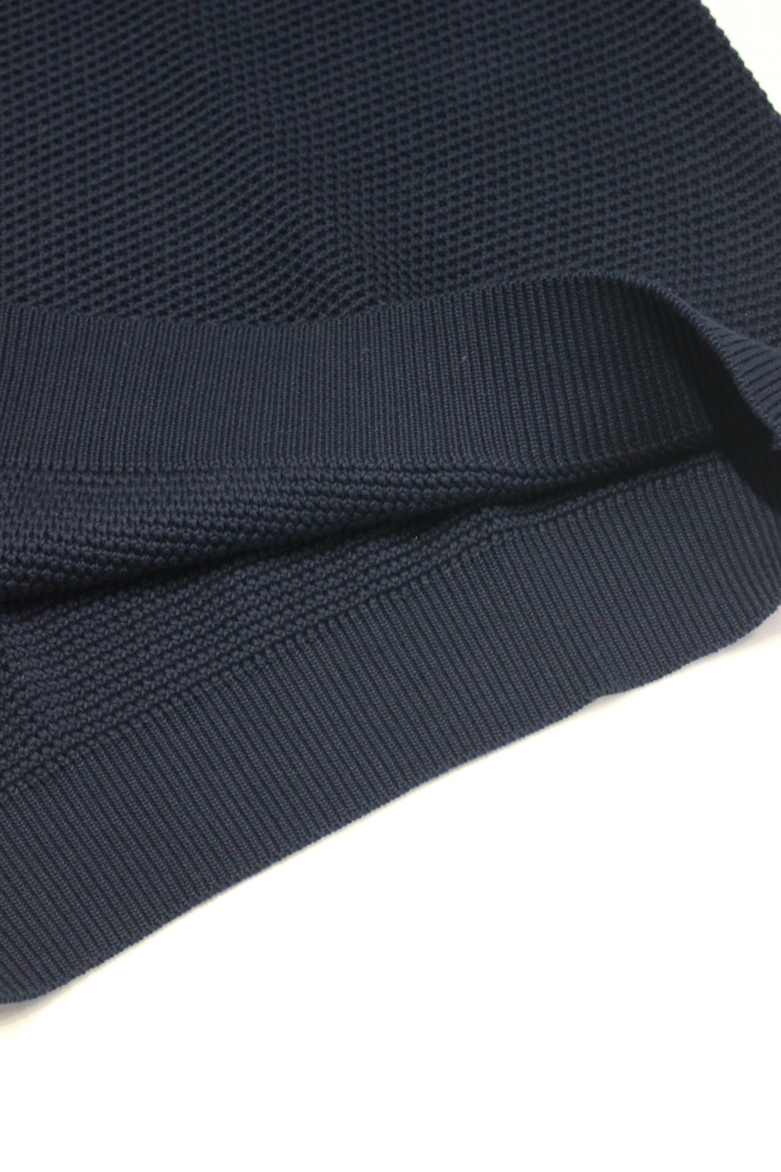 COTTON KNIT CREW SWEATER/コットンニットクルーネック