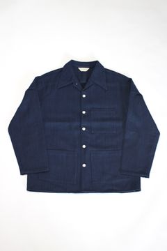 STRIPE OPEN COLLAR SHIRT/シャツジャケット