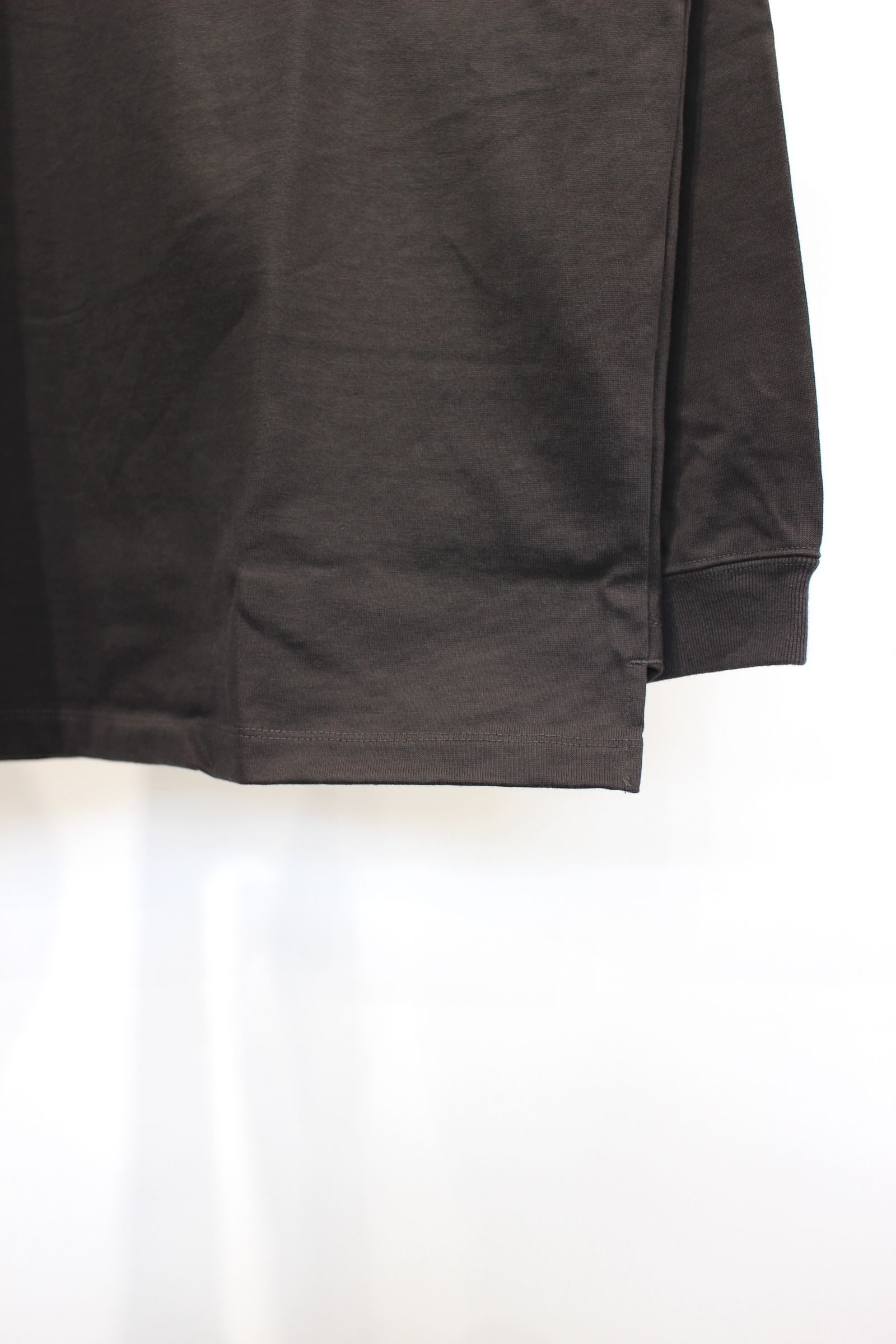 HEAVY PLATING L/S TEE | CHACOAL | カットソー