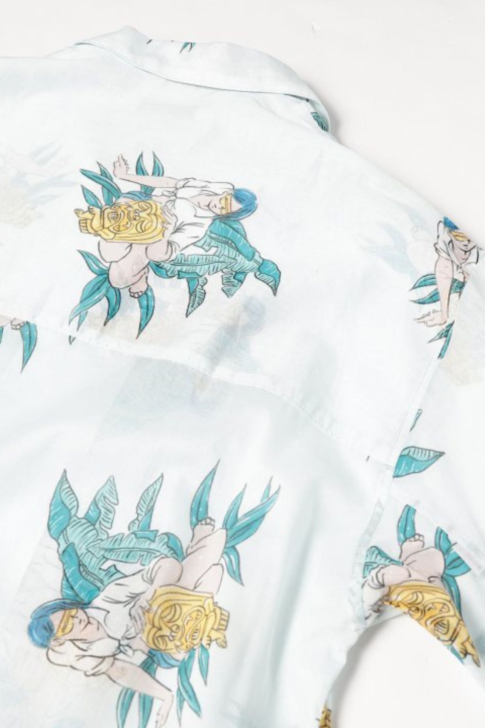 ALOHA LONE SHIRT S/S/アロハシャツ/ミント