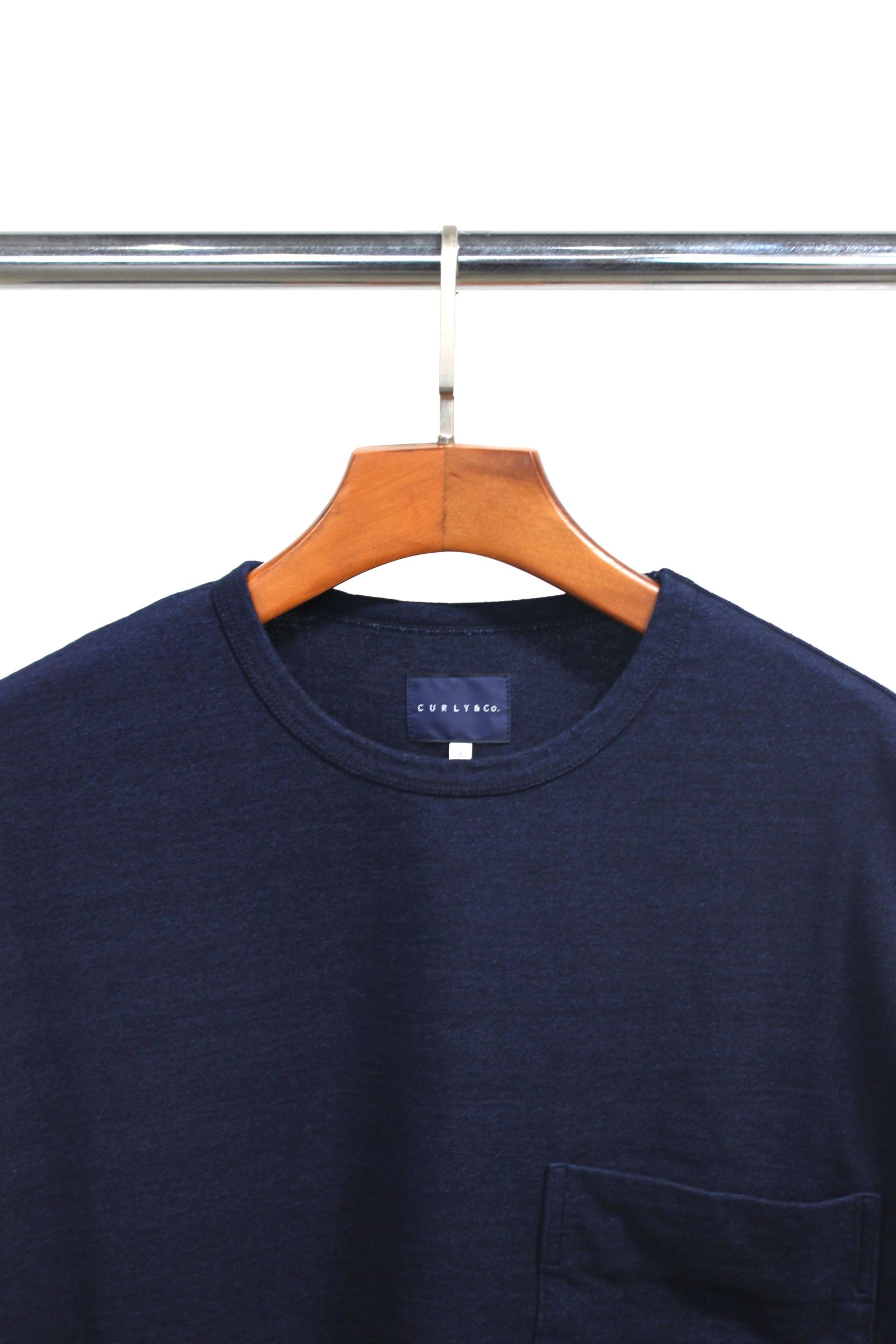 NATURAL INDIGO L/S TEE “ONE WASHED”/ナチュラルインディゴカットソー