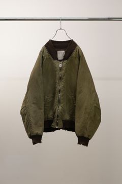 FADED BOMBER JACKET | KHAKI | ボンバージャケット