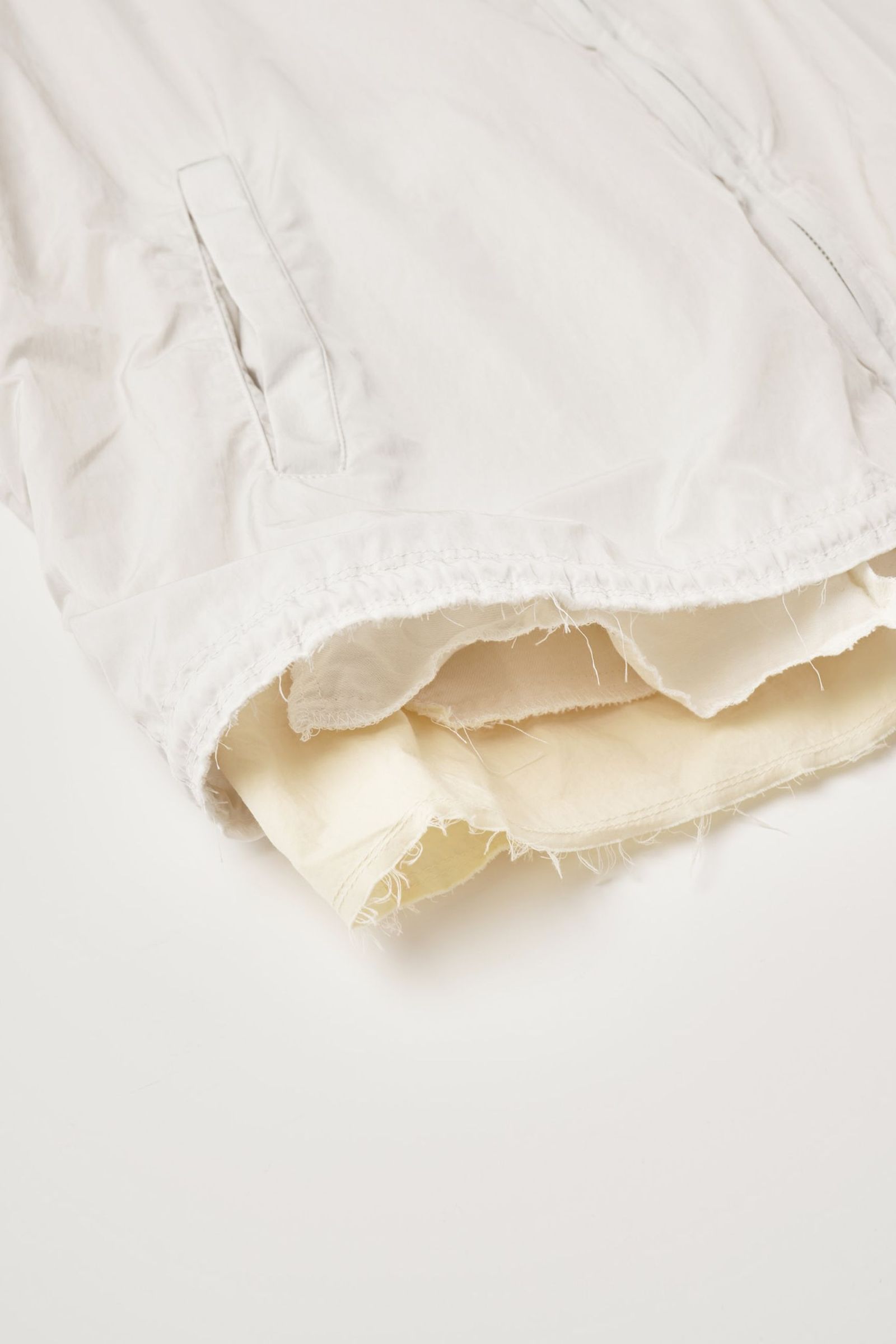 REVERSIBLE HARRINGTON JACKET : IRREGULAR INSIDE OUT | OFF - YELLOW | リバーシブルブルゾン