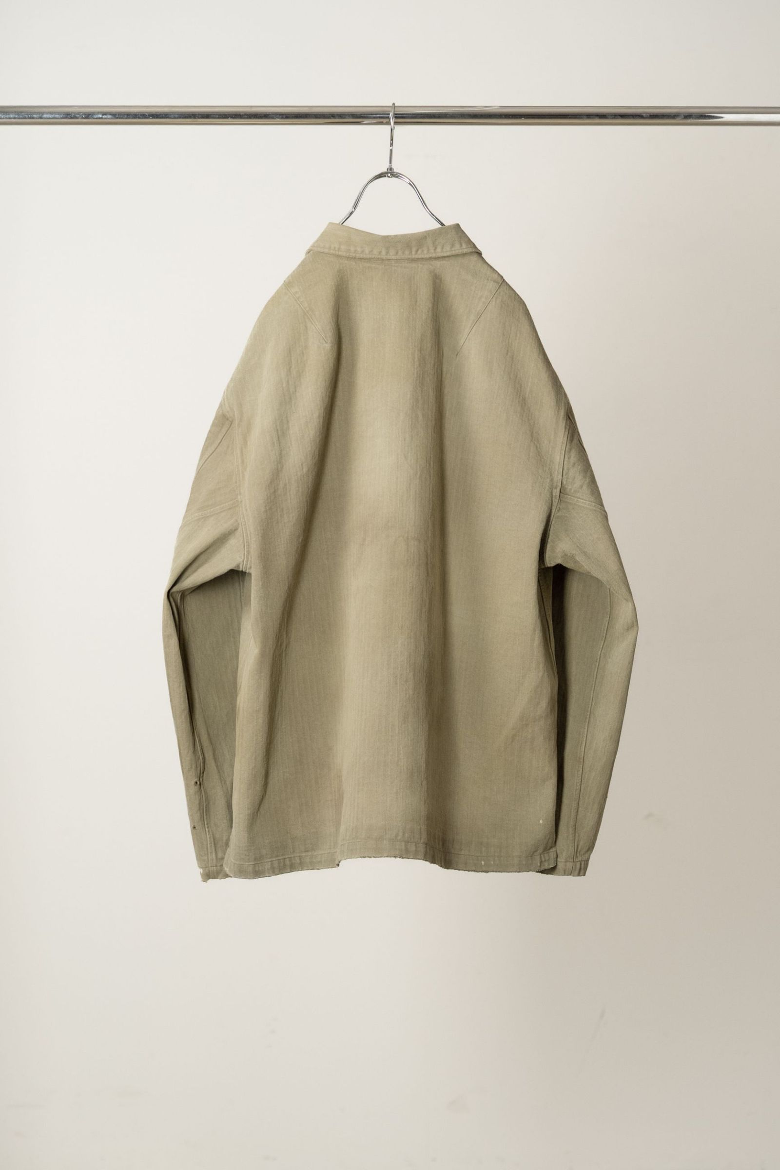 HERRINGBONE WORK SHIRT | M.GREEN | ワークシャツ