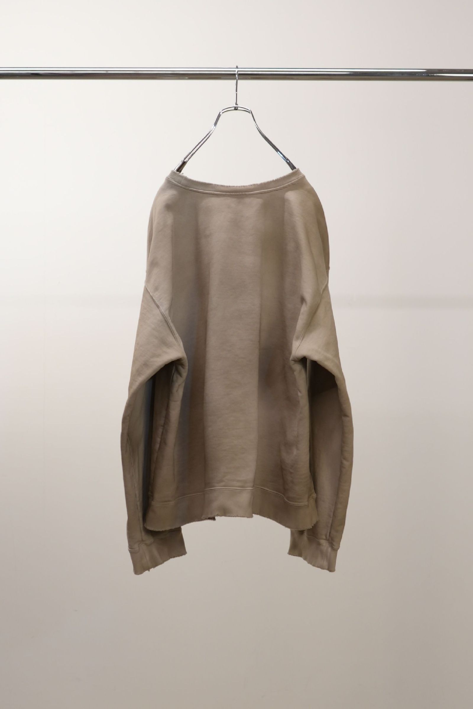 UNEVENNESS SWEAT SHIRT | SAND | スウェット