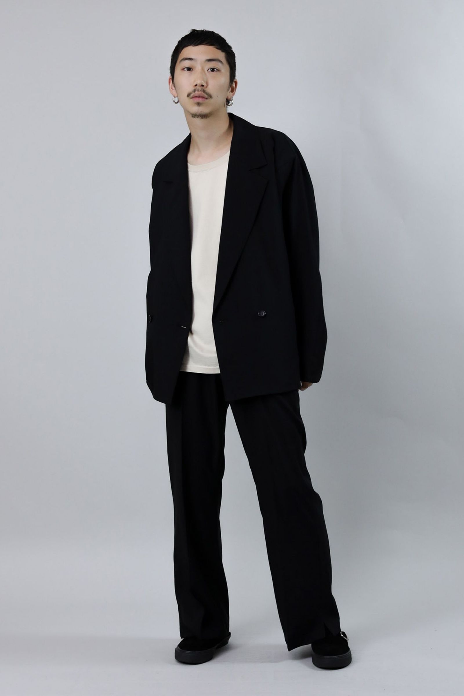 PE WEATHER STRECH FLARE PT/フレアパンツ
