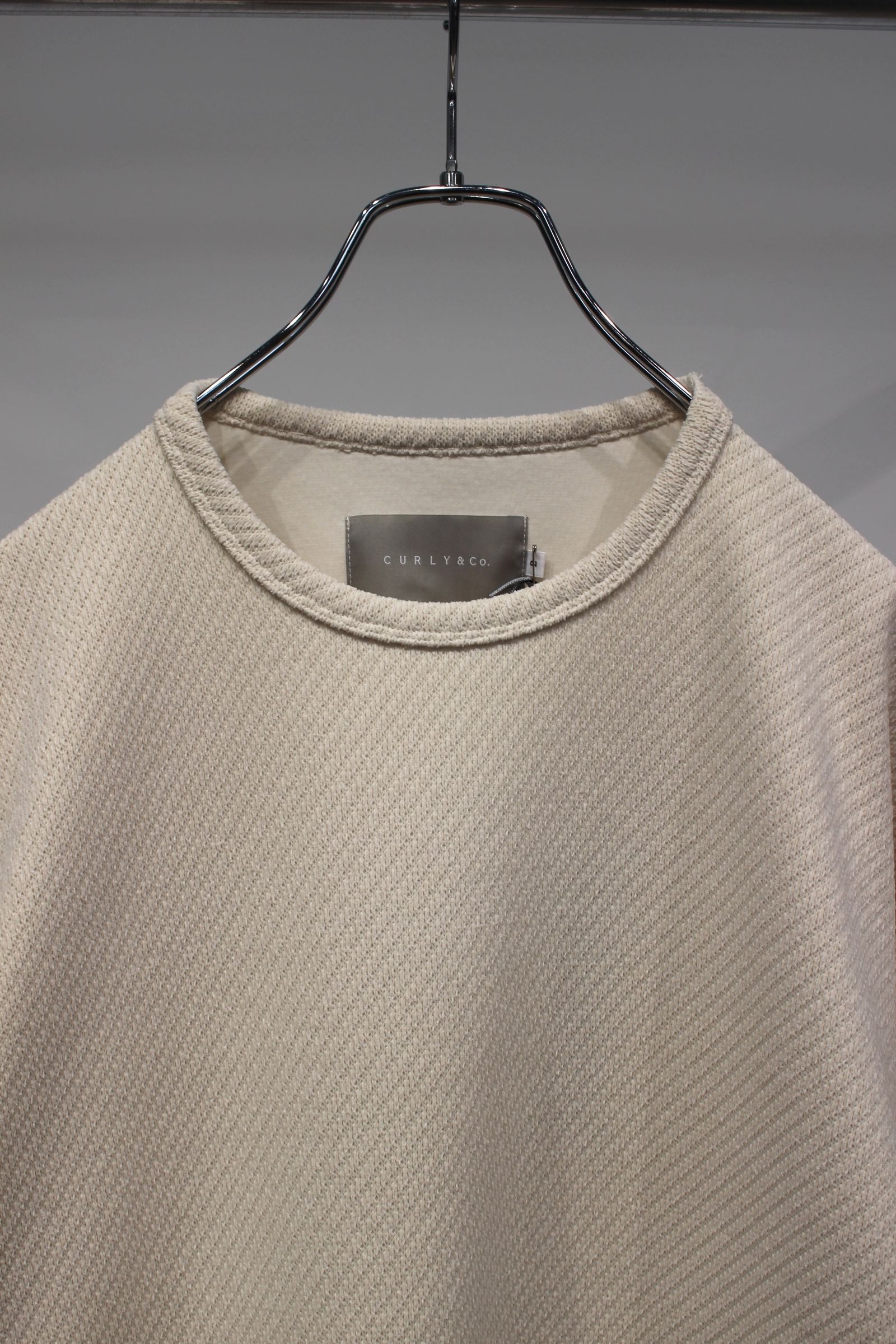 MOLLE YARN TWILL KNIT P/O | IVORY | クルーネックプルオーバー