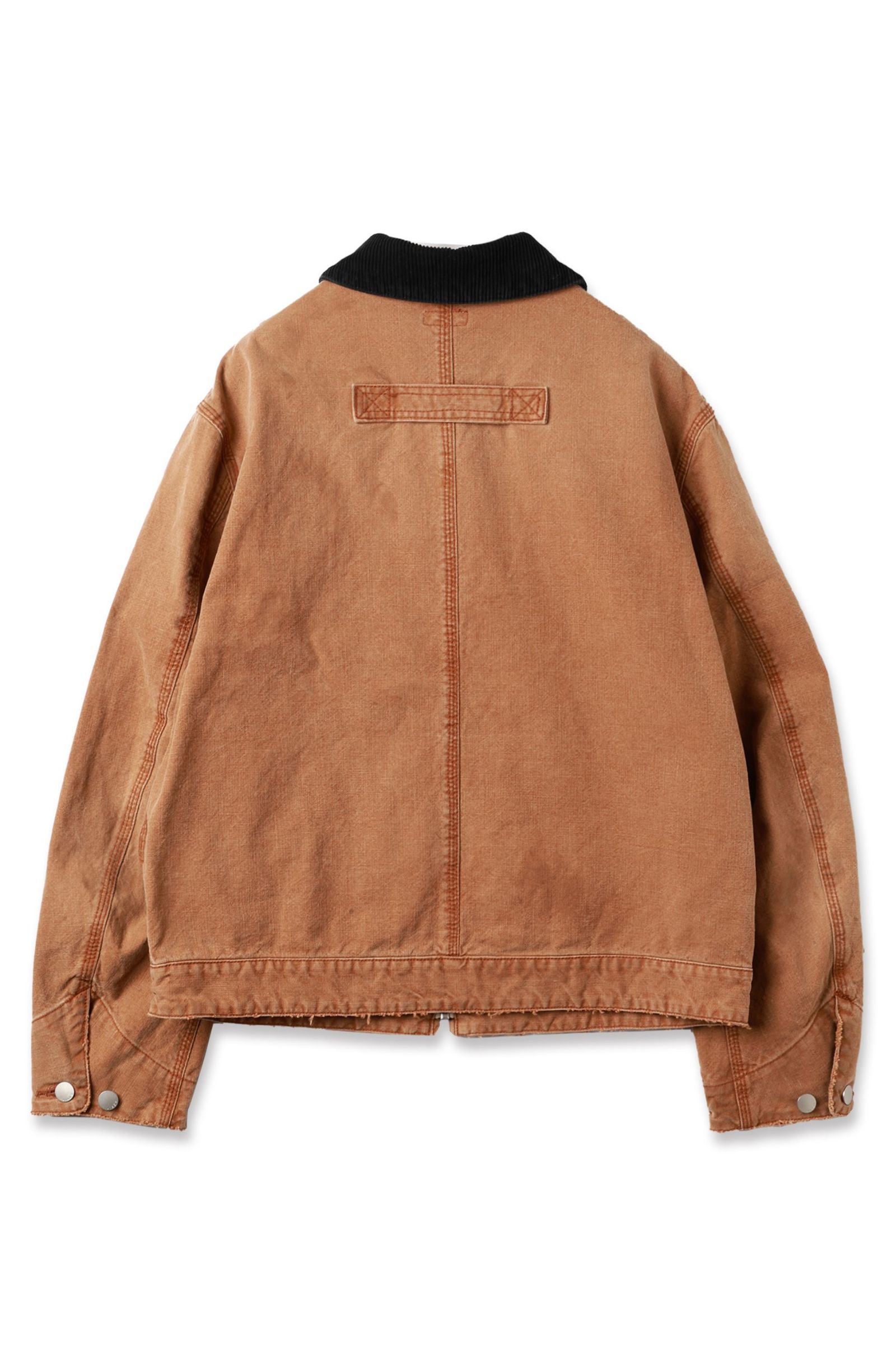DUCK DAMAGE ZIP JACKET | BROWN | ダックジャケット