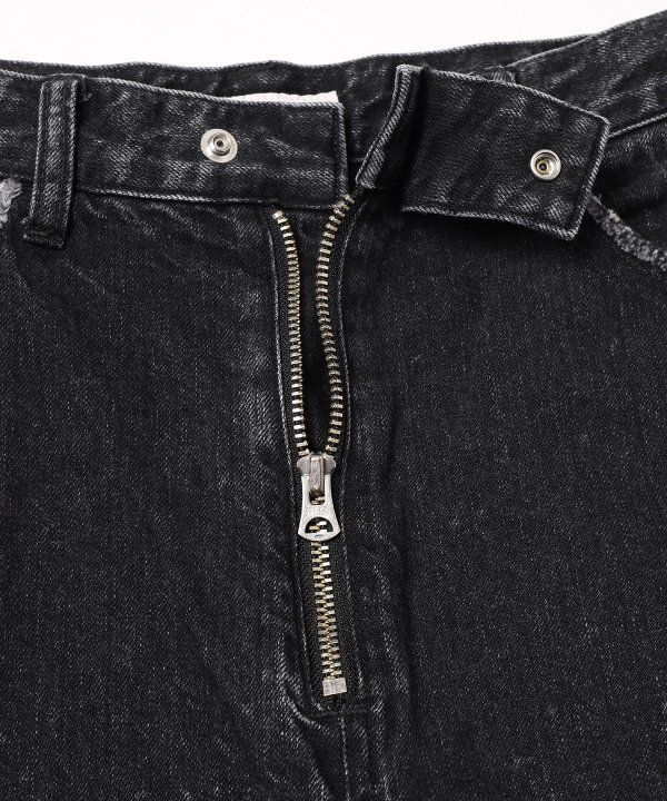 SWITCHING CARGO DENIM PANTS/デニムパンツ/ブラック