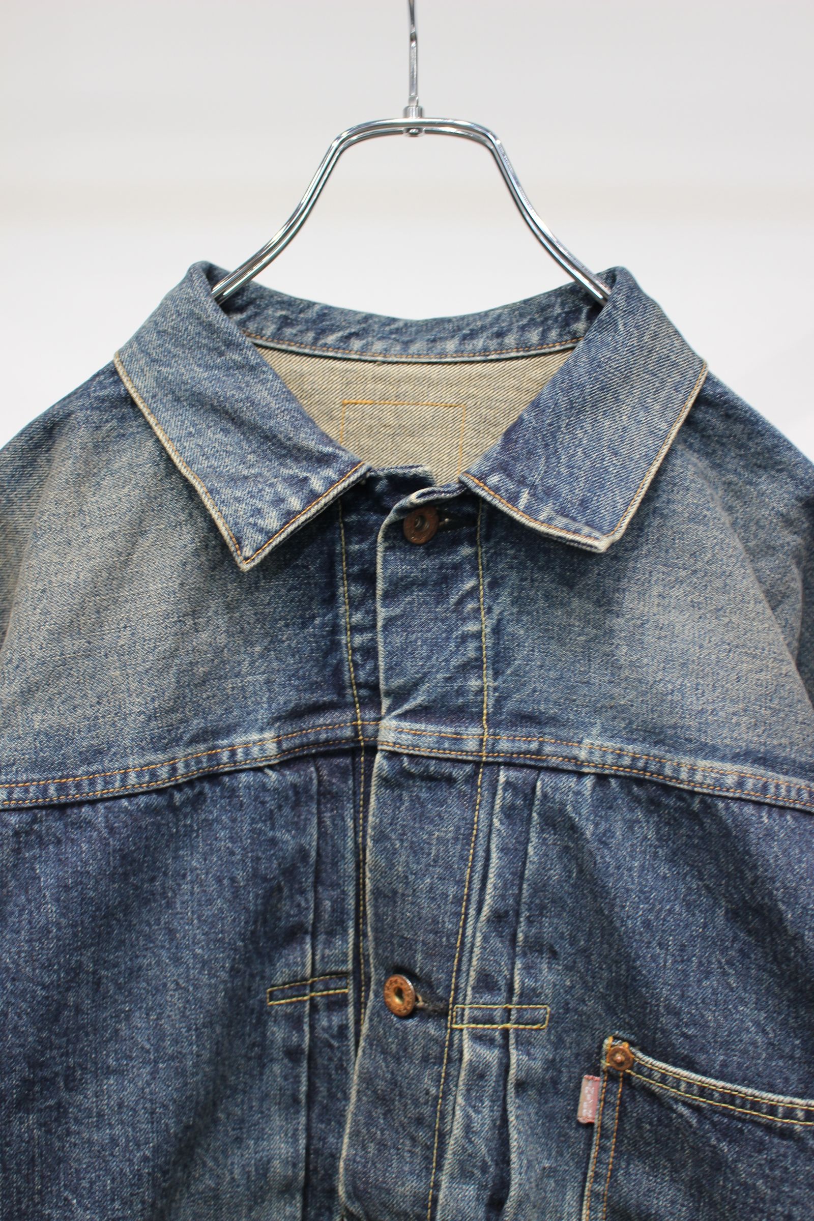 CLASSIC HEAVY KIBATA SHUTTLE HYPER BIG WWII "1ST" DENIM JACKET | C.NAVY | デニムジャケット