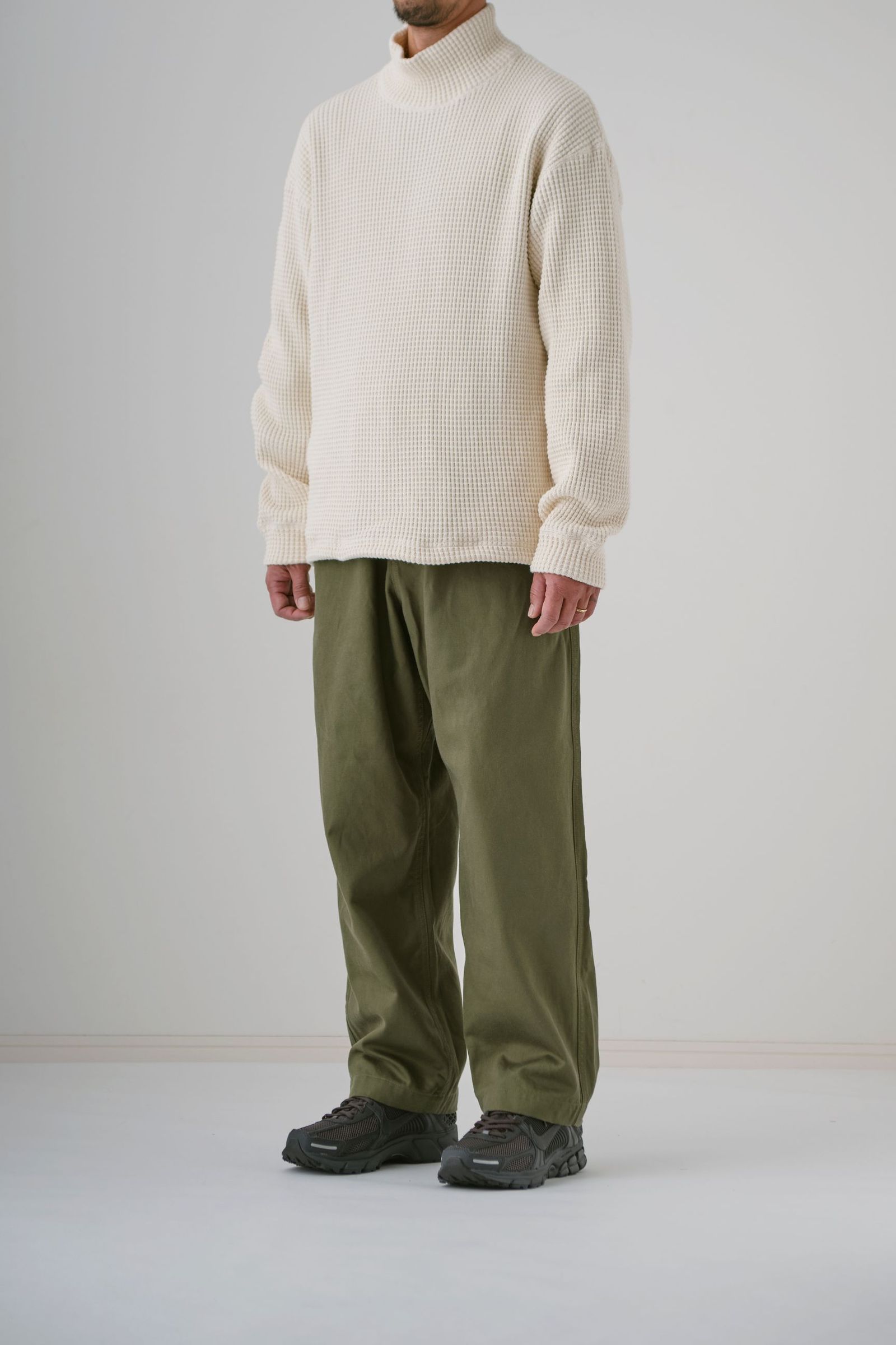 ARON EZ TROUSERS “twill” | BLACK | パンツ