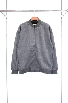 BLANKET ZIP-UP JACKET/CHARCOAL.H