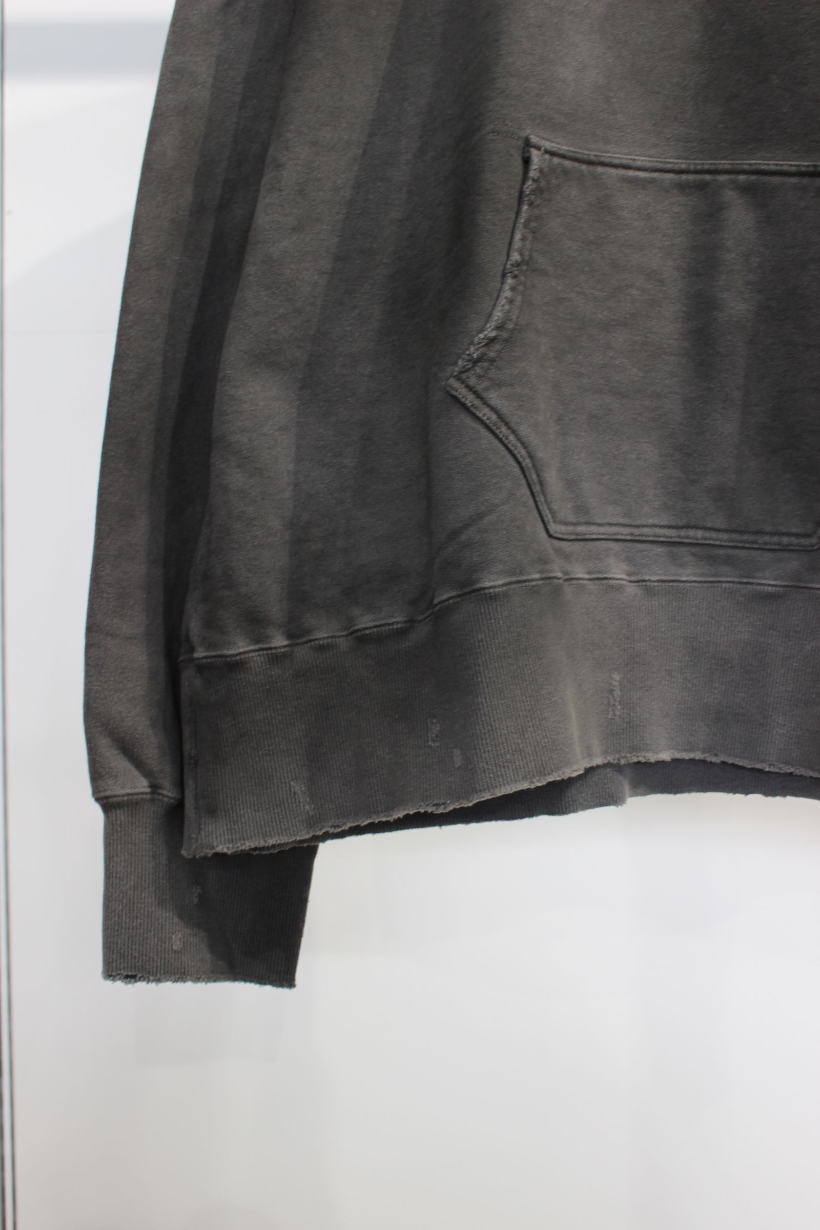 ANCELLM - DYED DAMAGE HOODIE | OFF WHITE | フーディー | NapsNote ANCELLM - DYED DAMAGE HOODIE | OFF WHITE | フーディー | NapsNote