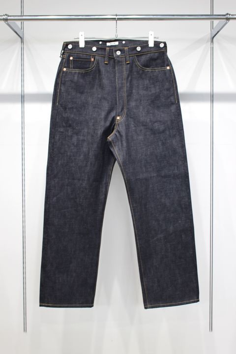 "RIGID"NATURAL INDIGO SHUTTLE DENIM SINGLE NEEDLE 201 No2 JEANS | NAVY | デニムパンツ