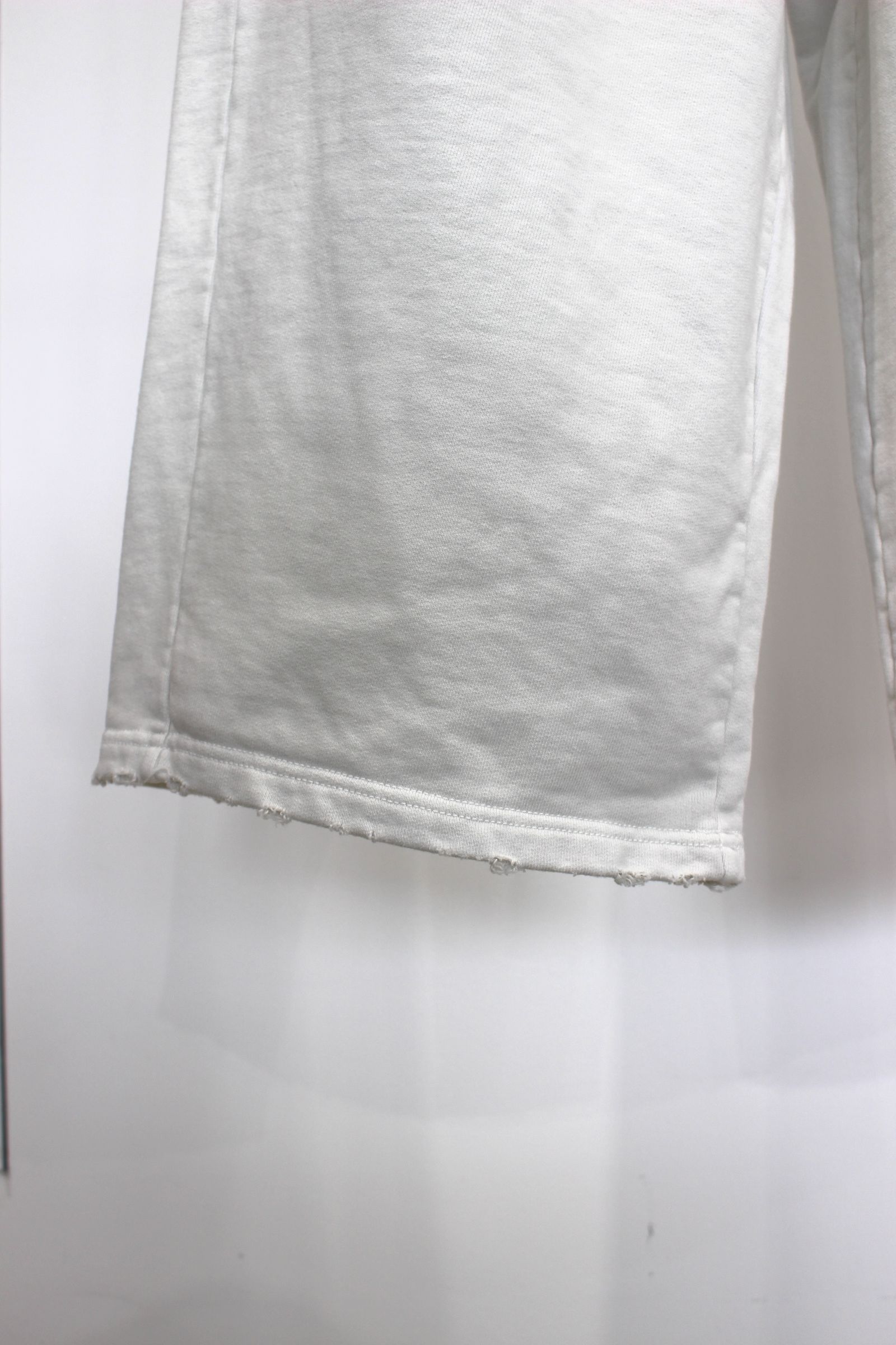 TUCK SWEAT PANTS/WHITE