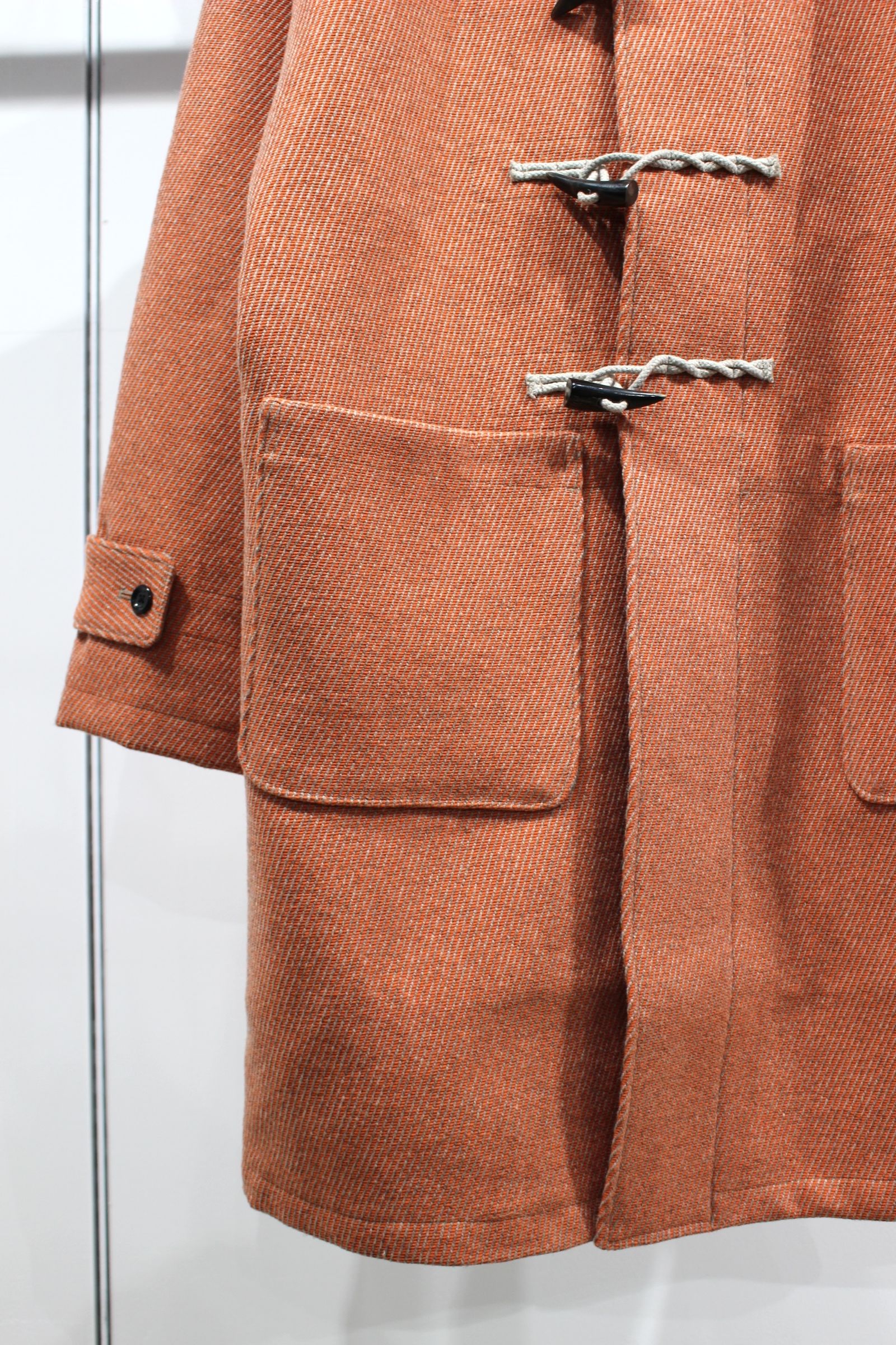 HYPER BIG CASHMERE HEAVY ROYAL NAVY DUFFEL COAT | ORANGE | ダッフルコート