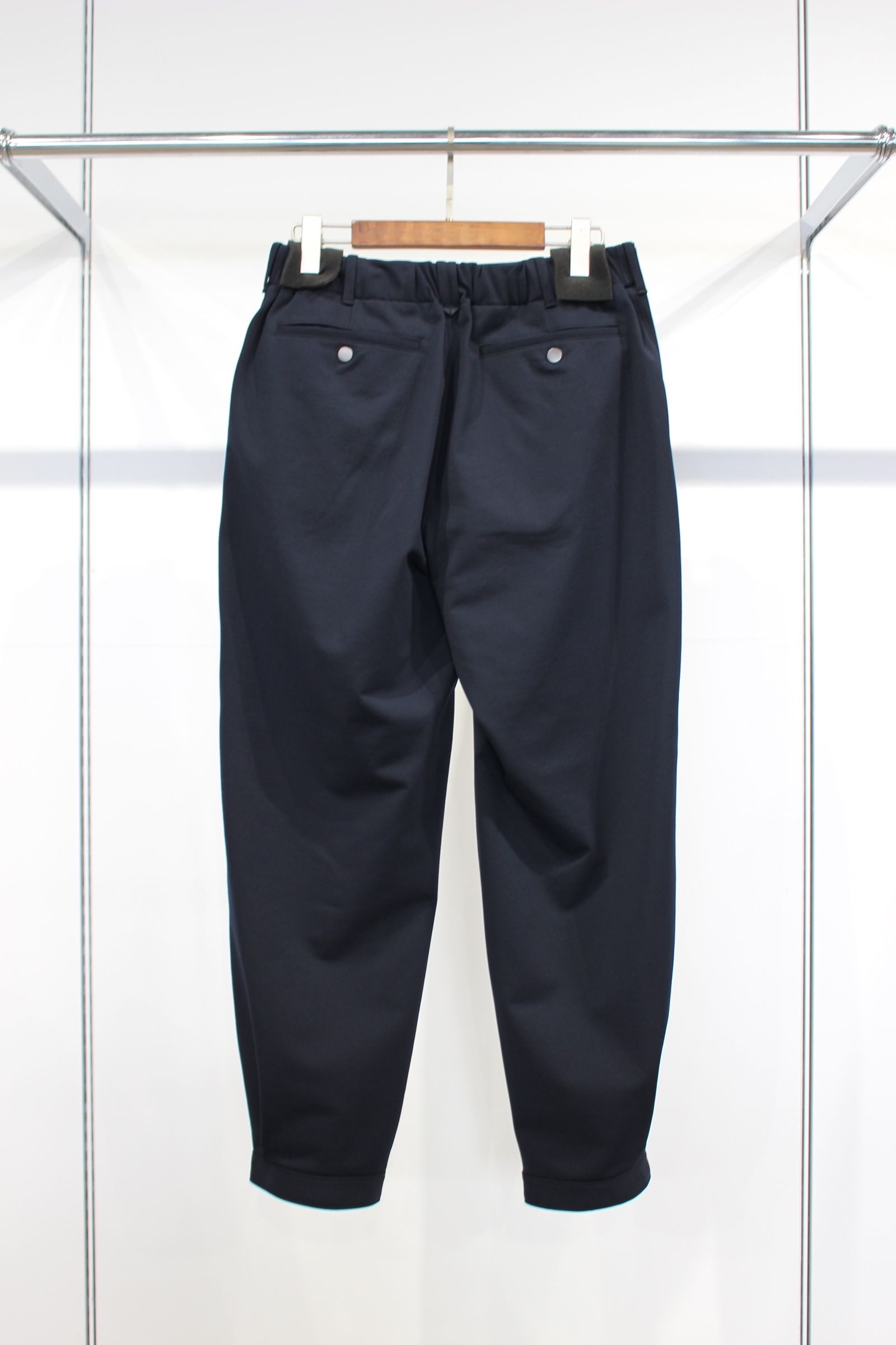 FRENCH TERRY HEM TUCK PANTS | NAVY | パンツ
