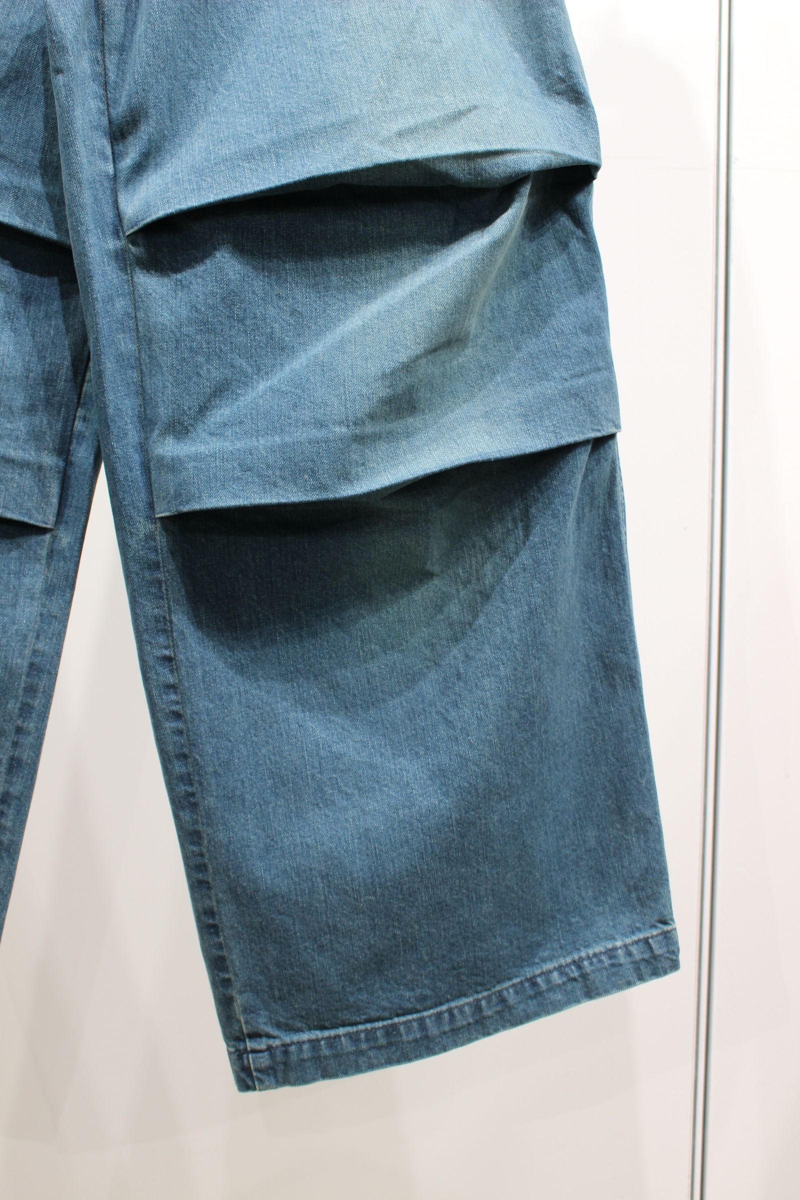 [ラスト1点] PARACHUTE DENIM PANTS | INDIGO | デニム