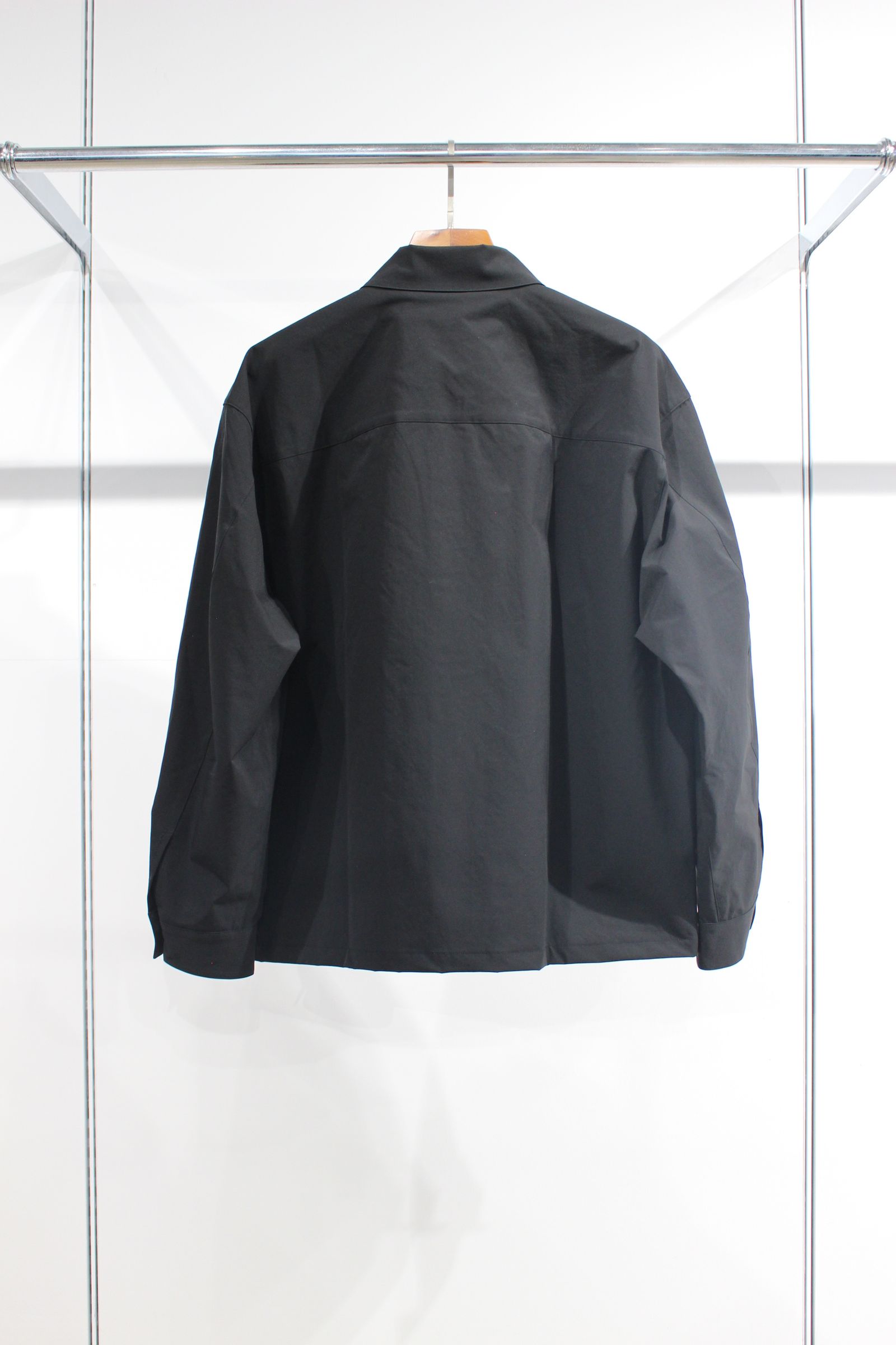 TASLAN SHORT JACKET | BLACK | シャツジャケット