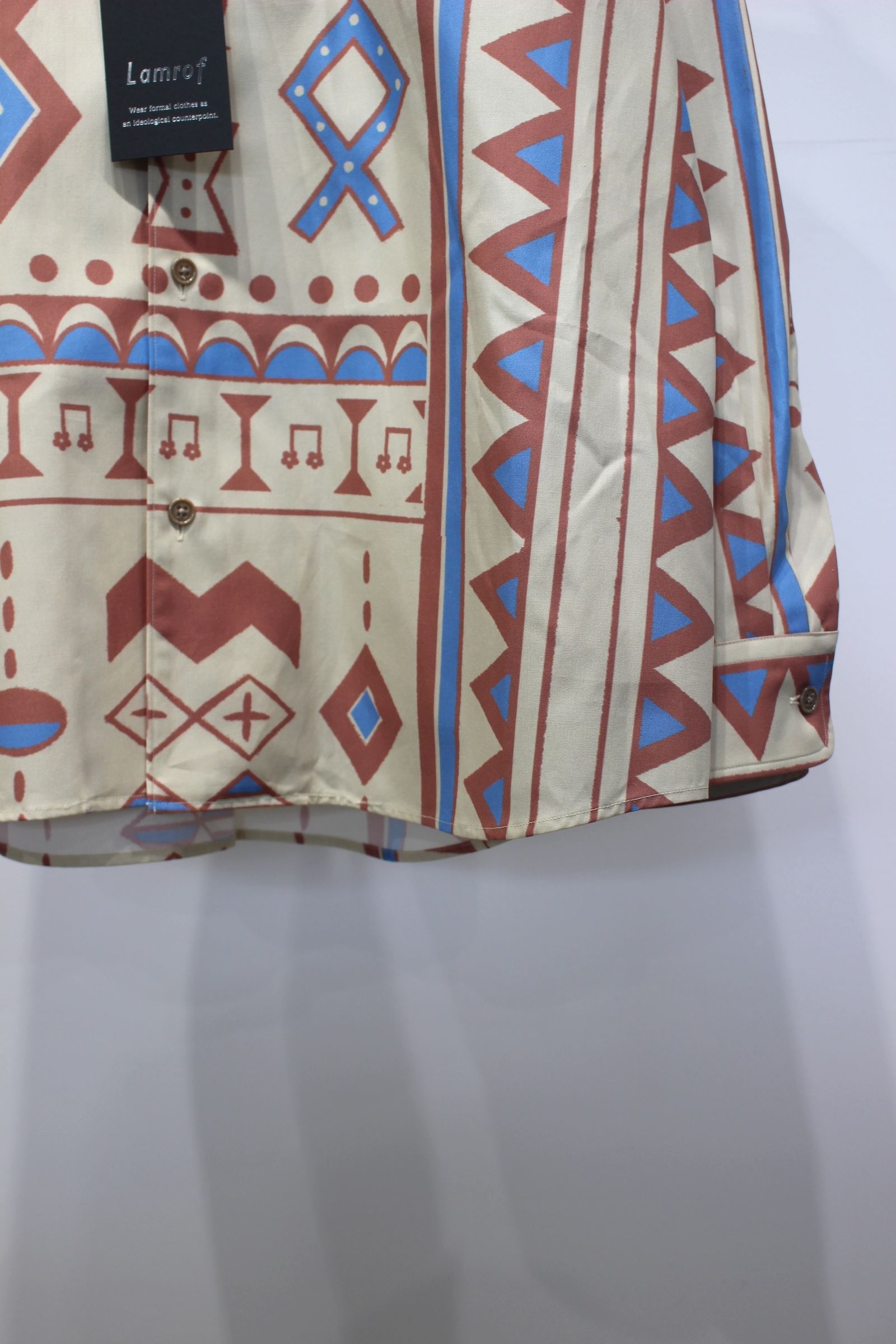 Neo-African Textile Shirt | BEIGE | シャツジャケット