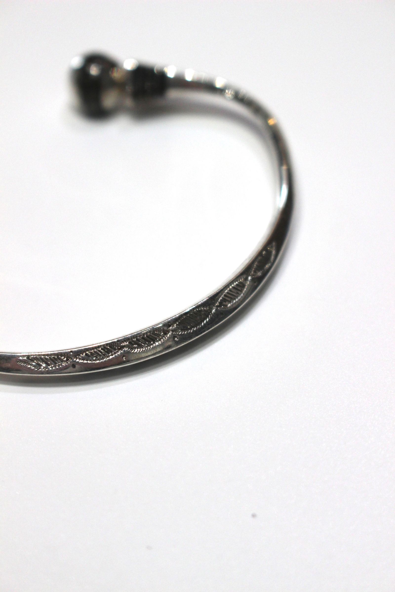 TOUAREG THIN SILVER BANGLE (type A)/トゥアレグシンシルバーバングル