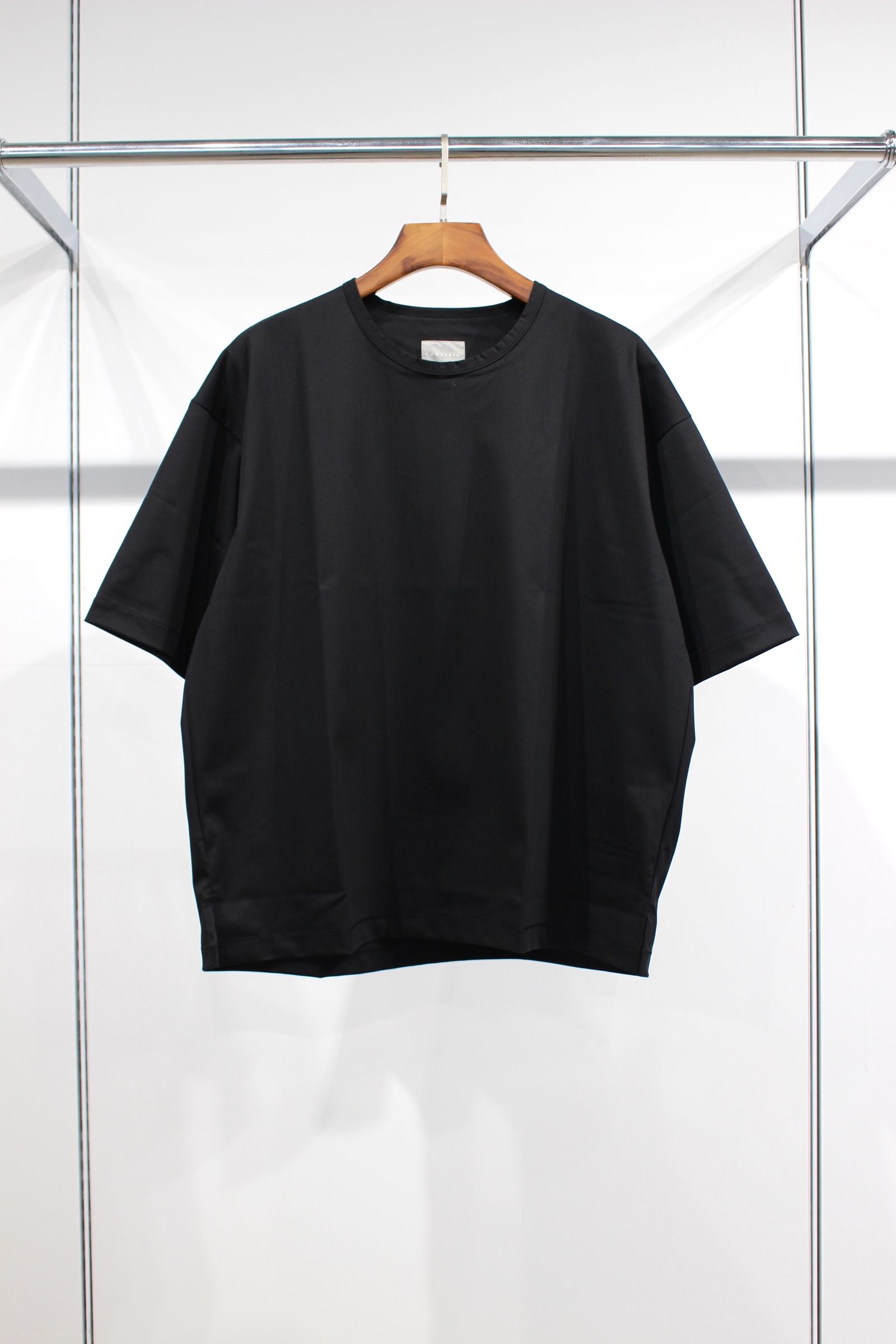 WARP KNIT OVERSIZED TEE/BLACK