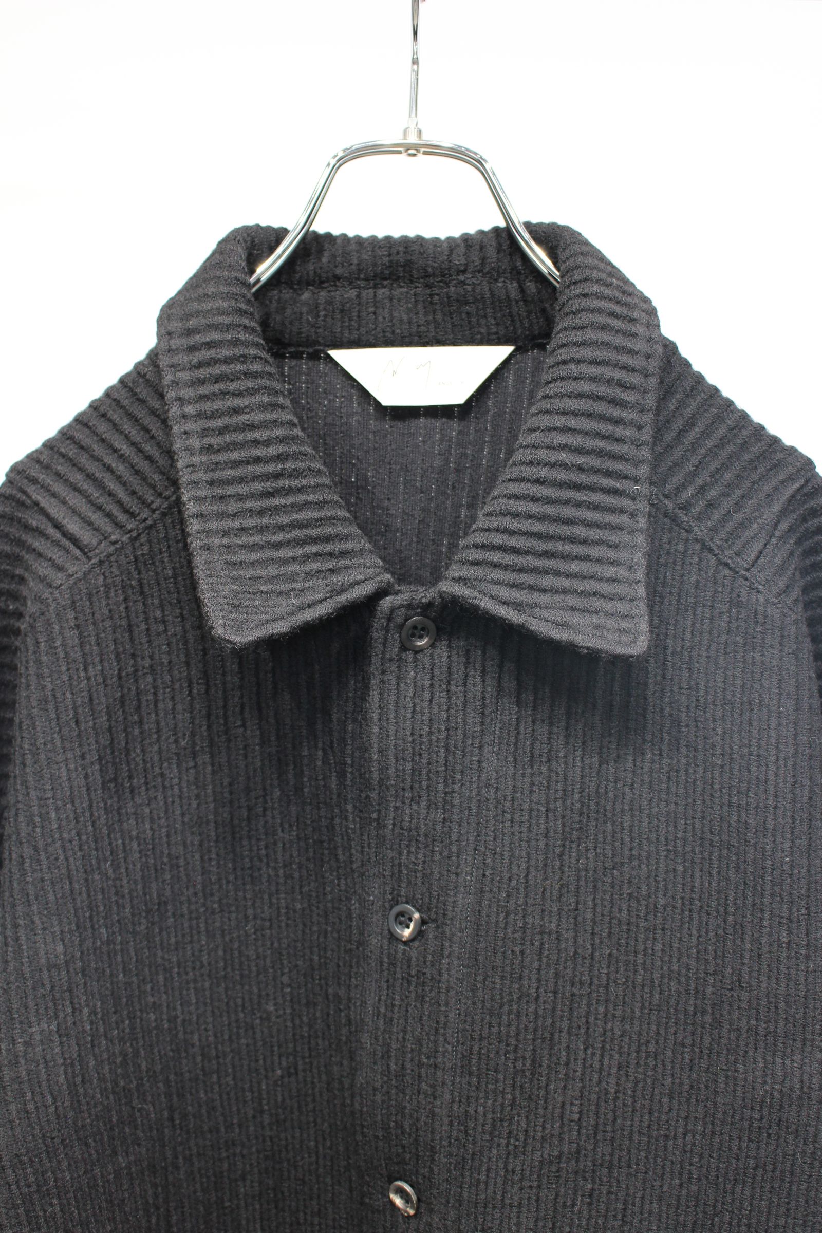 WOOL CORDUROY WORK SHIRT JACKET | BLACK | シャツジャケット